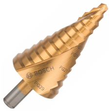 Сверло ступенчатое Bosch HSS-TiN, 12 ст., 6-37 мм, PG7-PG29