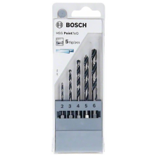 Набор сверл спиральных Bosch HSS PointTeQ HEX, 2-6 мм, 5 шт