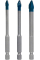 Набір свердел пікоподібних Bosch Expert HEX-9 HardCeramic 5-8 мм, 3 шт