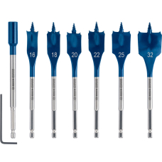 Набор сверл перовых Bosch Expert SelfCut Speed с удлинителем 152 мм,16-32 мм, 7 шт