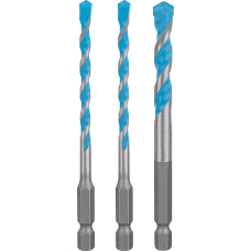 Набор сверл спиральных Bosch HEX-9 Multi Construction, 5-8 мм, 3 шт