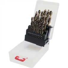 Набір свердел спіральних Yato HSS-CO, 1-13 мм, 25 шт