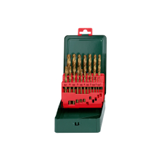 Набор сверл спиральных Metabo SP HSS-TIN, 19 шт