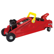 Домкрат гідравлічний підкатний з поворотною ручкою Torin 1З5-З40 мм, 2 т