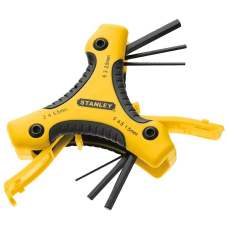 Набор шестигранных ключей Stanley Triangle с ручкой 1,5-6 мм, 9 шт