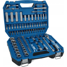 Набор инструментов Hoegert 1/2", 1/4" в кейсе 89 шт