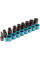 Набір ударних торцевих головок Makita 1/2" з адаптером, 9 шт