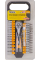 Набір насадок торцевих MasterTool Profi CrV 1/4'' 4-14 мм тріскачка 72Т, 28 шт
