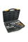 Набір насадок торцевих MasterTool Profi CrV 1/4"-1/2" тріскачка 72Т 72 шт у кейсі