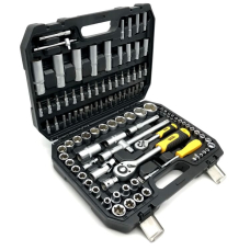 Набор насадок торцевых MasterTool Profi CrV 1/4"-1/2" трещетка 72Т 108 шт в кейсе