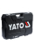 Набор ручного инструмента 1/2″, 1/4″, 3/8″ Yato YT-38881 в кейсе, 129 шт