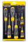 Набор отверток Stanley CushionGrip 6.5х45 мм, 5х100 мм, 6.5х100 мм, Ph1х100 мм, Ph2х45 мм, Ph2х100 мм с тестером напряжения