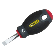 Викрутка STANLEY FatMax Stubby з паралельним жалом під шліц SL6.5x30 мм