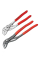 Набір кліщів сантехнічних переставних Knipex Cobra, 2 шт