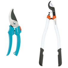 Комплект: сучкоріз для сухих гілок Gardena EasyCut 680 А з кувадлом, 40 мм + секатор  Classic обвідний, 18 мм