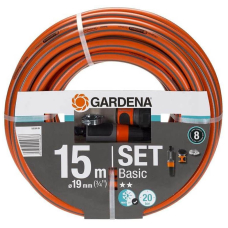 Шланг Gardena Basic 19 мм (3/4"), 15 м + комплект для поливу