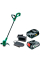 Акумуляторний тример Bosch EasyGrassCut 18V-230 із 1 акб PBA 18V 2 Ah W-B, 1 акб PBA 18 V 2.5 Ah W-B, з/п AL 1810 CV