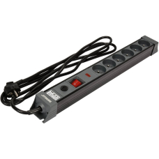 Подовжувач із запобіжником Sthor 3 м 6 розеток