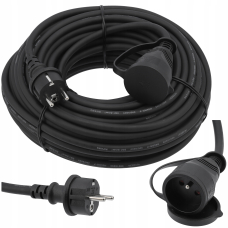 Кабель-подовжувач для будівельних робіт Yato 230 В, 40 м, 3 жильний 1.5 мм