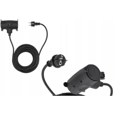 Кабель-подовжувач для будівельних робіт Yato 230 В, 15 м, 2 розетки, 3 жильний 1.5 мм