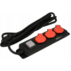 Подовжувач Yato 3 м 3 розетки