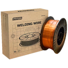 Зварювальний дріт Патон ER70S-6 (Св-08Г2С), 1.0 мм, 15 кг