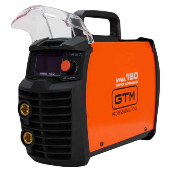 Зварювальний апарат інверторний GTM MMA-180DS LCD