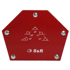 Магнітний кутник для зварювання S&R 30˚, 45˚, 60˚, 75˚, 90˚ 23 кг