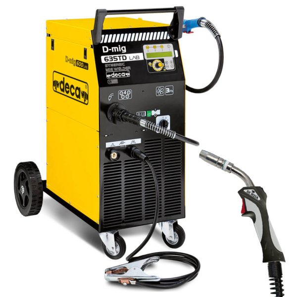 Зварювальний напівавтомат інверторний мультипроцесорний Deca D-MIG 635 TD LAB