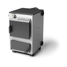 Твердопаливний котел Буржуй К-15 кВт, димар назад