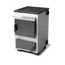 Твердопаливний котел з варильною поверхнею Буржуй КП-12 кВт, димар назад