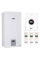 Конденсационный газовый котел Bosch Condens 2500 W WBC 28-1 DC с термостатом EasyControl CT 200 и 3 термоголовками Smart Radiator Thermostat