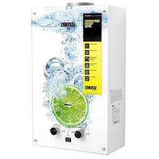 Газовый проточный водонагреватель Zanussi GWH 10 Fonte Glass Lime