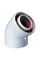Коаксиальный отвод 45° Bosch AZB 608/1, Ø80/125