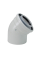 Коаксиальный отвод 45° Bosch AZB 911, DN60/100 мм