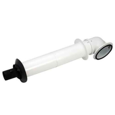 Коаксіальний горизонтальний комплект Bosch AZB 916: відвід 90° + подовжувач L = 395-615 мм, DN60/100 мм