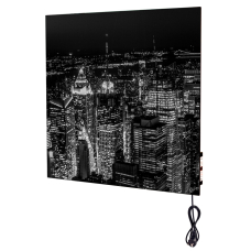 Керамічна панель Smart Install Model 37 370 Вт з малюнком, з терморегулятором у нержавіючому корпусі