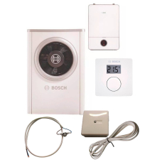 Тепловий насос Bosch Compress 7000i AWB 9 з термостатом CR10, електрокабелем