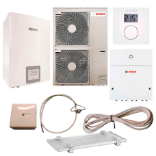 Тепловий насос Bosch Compress 3000 AWES 15 з термостатом CR10, модулем ProControl Gateway, конденсатозбірником, електрокабелем