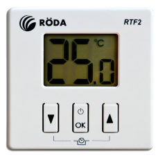 Термостат кімнатний бездротовий Roda RTF2 з приймачем F2