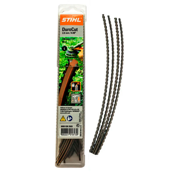 Косильна струна STIHL DuroCut 2х195 мм зубчаста для головок DuroCut 5-2 і 20-2, 20 шт