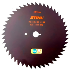 Ріжуче полотно для очерету та кущів STIHL 225х20 мм 48-пелюсткове для FS 260-560