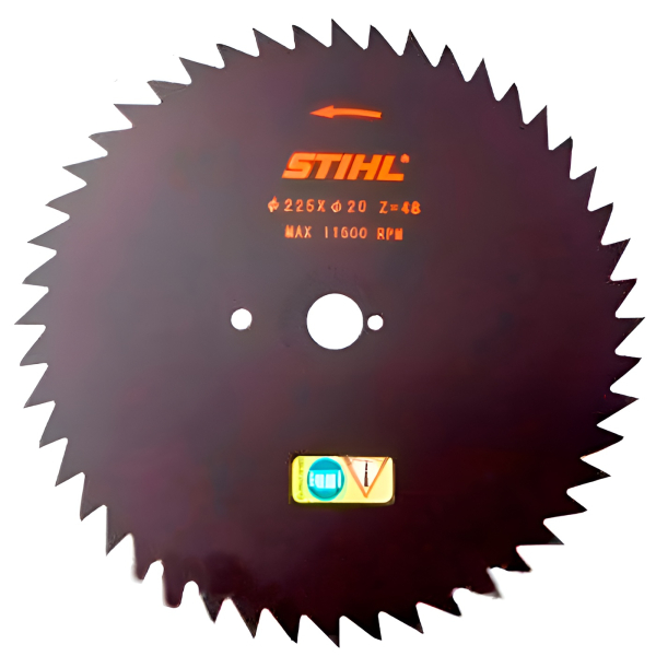 Ріжуче полотно для очерету та кущів STIHL 225х20 мм 48-пелюсткове для FS 260-560