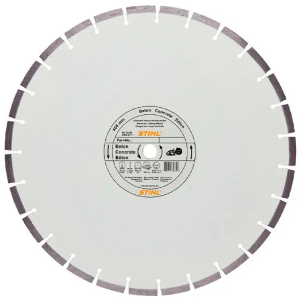 Алмазний відрізний диск по бетону STIHL В 80, 400х25.4 мм